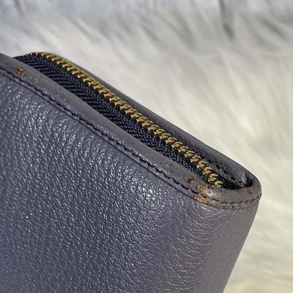 LOEWE continental leather zip wallet in gray - Picture 5 of 14